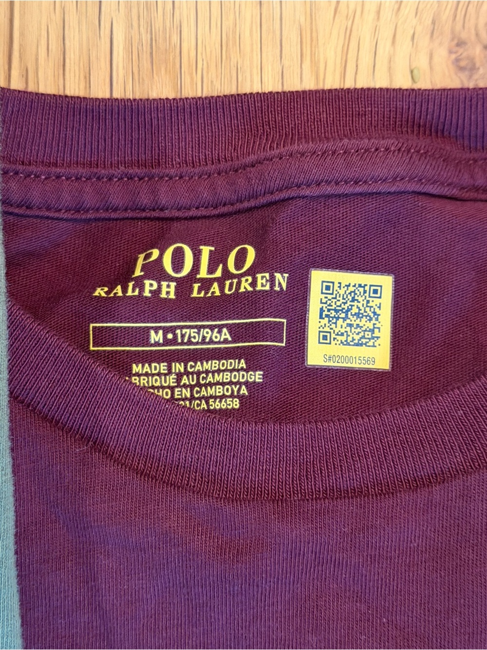 Polo by Ralph Lauren Short Sleeve Crew T-Shirts - Olive, Burgundy, Light Blue - Picture 3 of 4